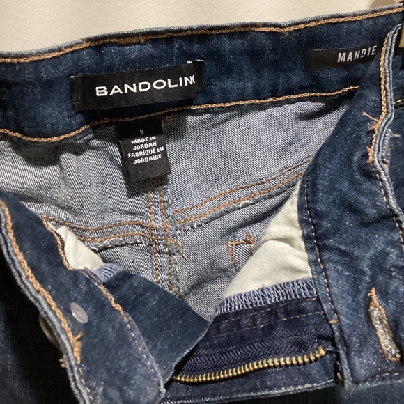 Bandolino Mandie Straight Leg Jeans-Sz:8 - Picture 5 of 5